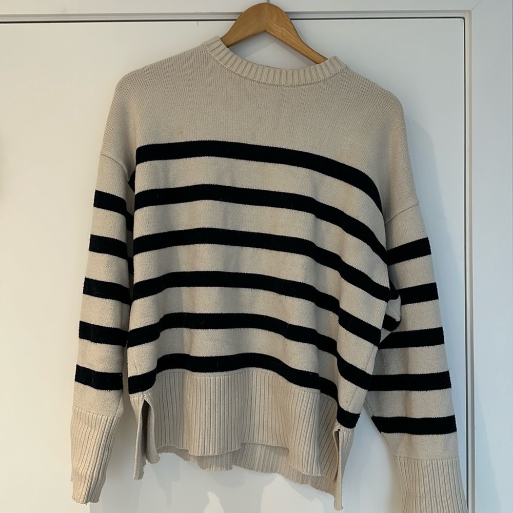 Zara stripped sweater